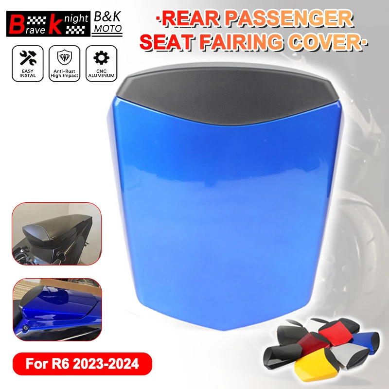 

For Yamaha YZF600 YZF-R6 Motorcycle Rear Passenger Seat Cover Tail Hump Fairing Cowl Part for yzf 600/yzf r6 2003 2004 2005