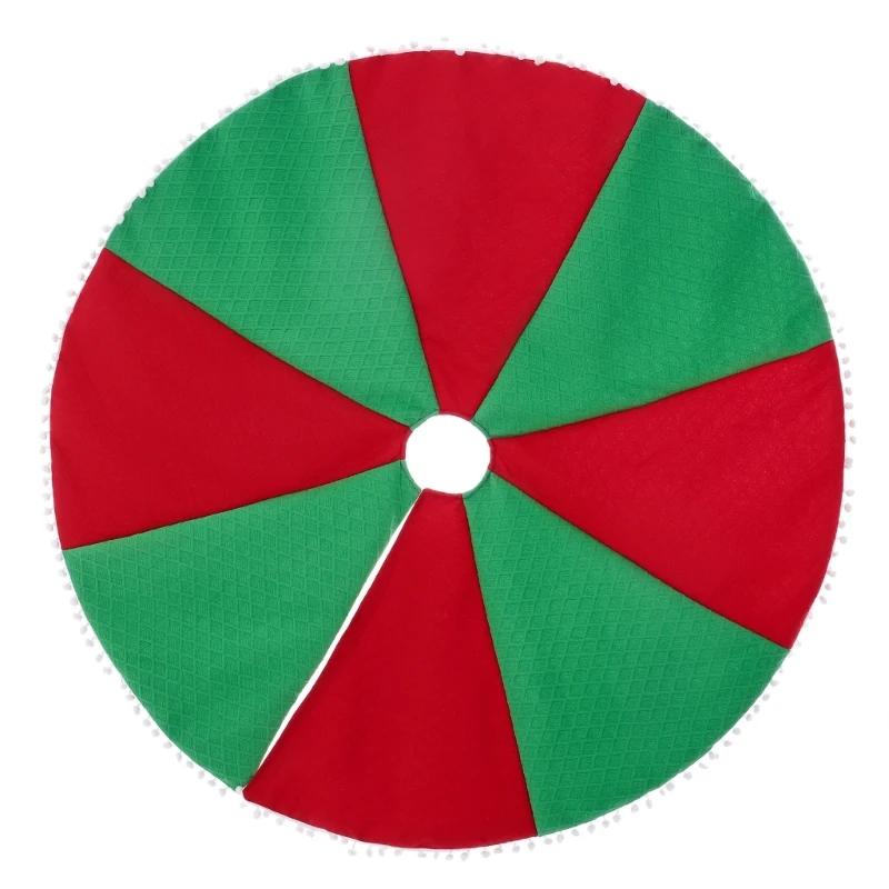 Multipurpose Christmas Tree Skirt Decoration Sturdy Farbic Materials Adds Charm to Your Festival Ornament Daily Use DropShip