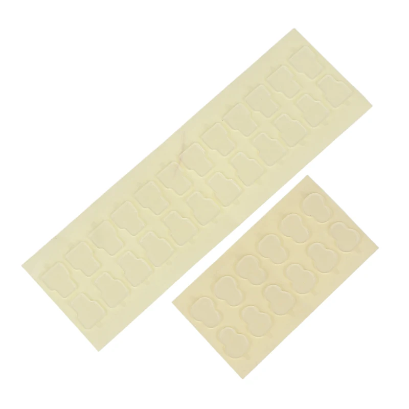 2 stuks zelfklevende dubbelzijdige nano-robuuste model vaste transparante tape voor poppendecor