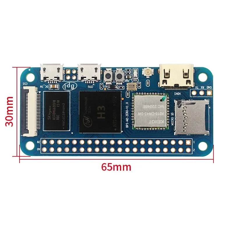 Cannelpi-ゼロBPI-M2,モデルH3,WifiおよびBluetoothを備えた0番目のバッテリーゼロ,オプションのケース,電源2 W