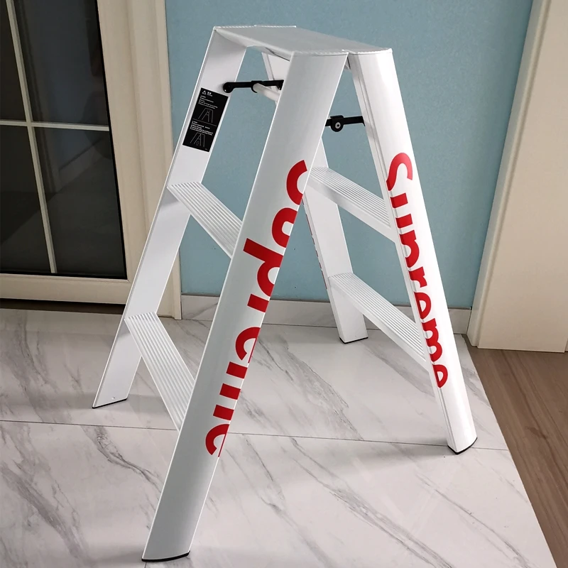 ladder Internet celebrity two-step herringbone ladder folding ladder household aluminum alloy step stool