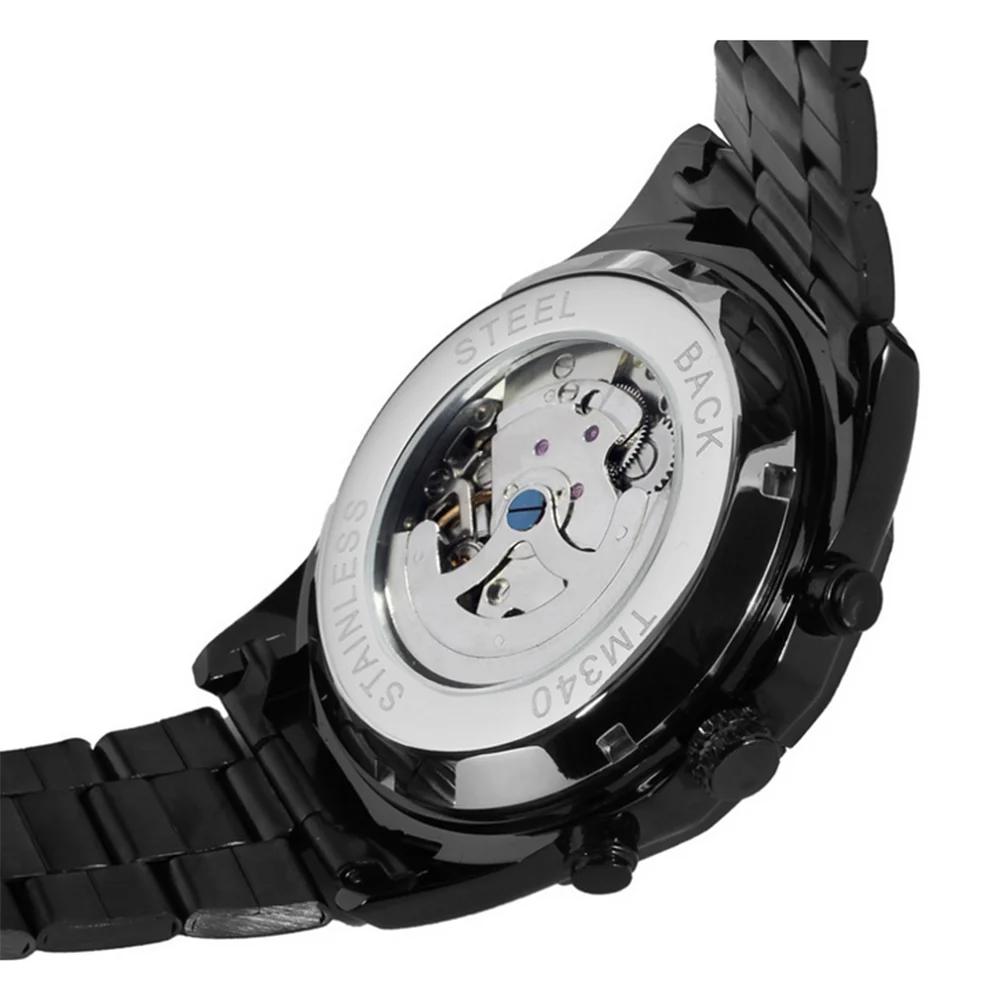 

Business Mechanical Watch Automatic Watches Men Mens Stainless Steel Wristwatch