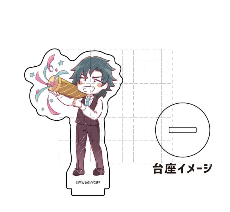 เกม Toudou Jinpachi Onoda Sakamichi Makishima Yusuke Shinkai Hayato อะคริลิคตุ๊กตาอะนิเมะรุ่น Kospy และ Y เทคนิคฟุต