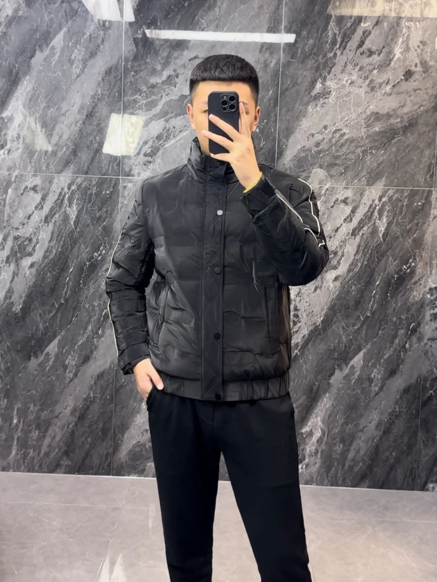 

Мужская зимняя верхняя одежда Bla Bright White Bar Du down Jaet, с воротником-стойкой, из полиэфирного волокна, бренд Faion