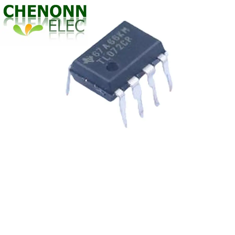 10 ชิ้น/ล็อต TL072CP (เครื่องขยายเสียง)