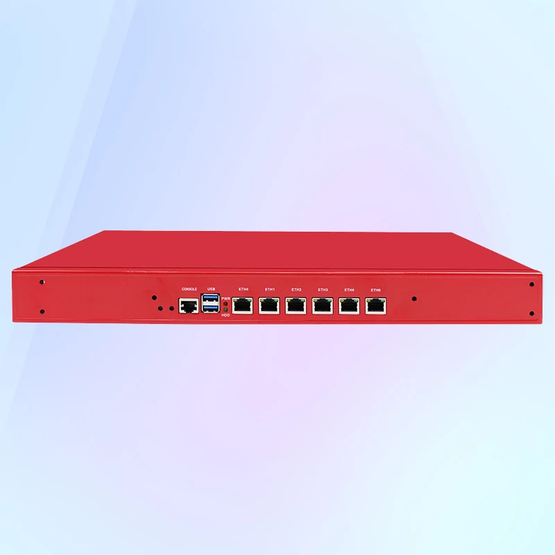 

1U Red N5105 6*2.5 Gbps Rj45 Ports 6 Gigabit Ethernet Rackmount Support Pfsense Opwrt R-Os Router System Firewall