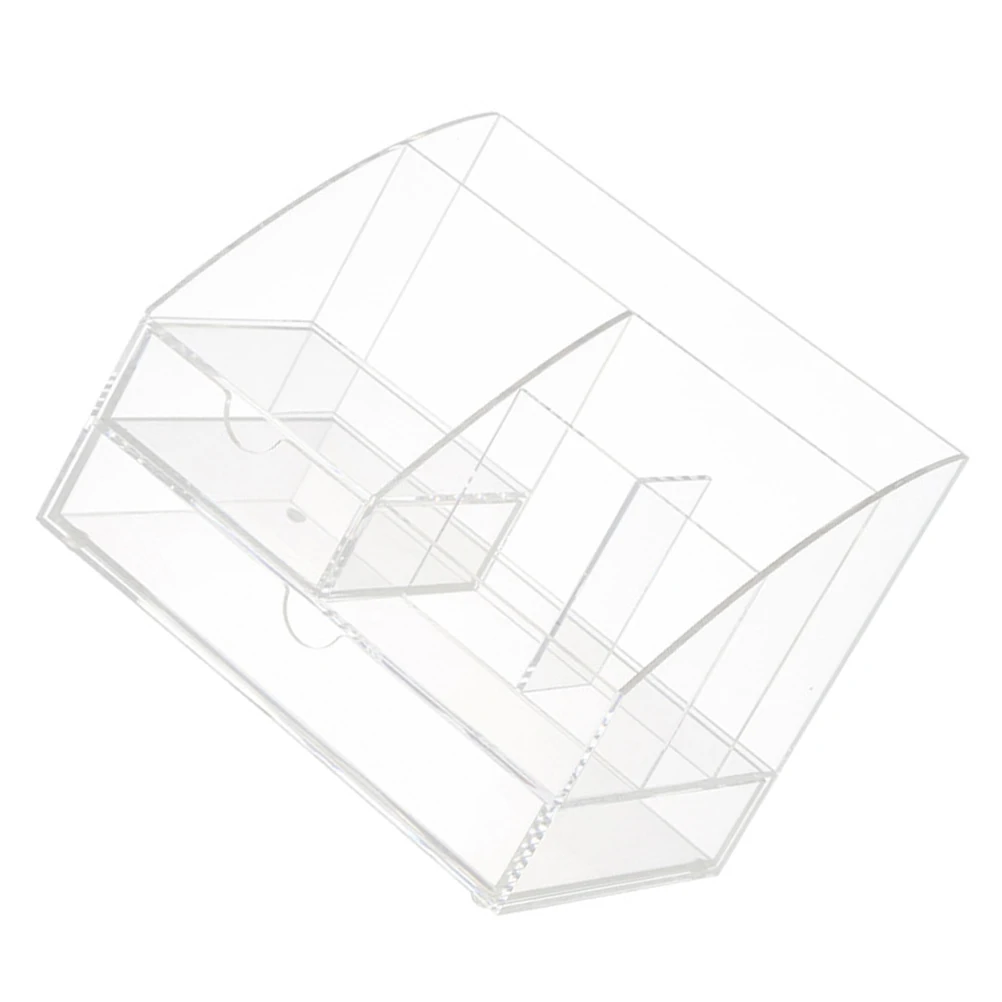 

Acrylic Storage Box Large Capacity Desk ganizer Sort Notebooks Pens Stationery Office Accessories Plastic Desktop