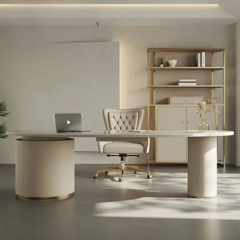 Motion Desk Office Desks Table Bureaux Computer Offices Home Auxiliary Tables Furniture Modern Room White Work Economic 0726LSY