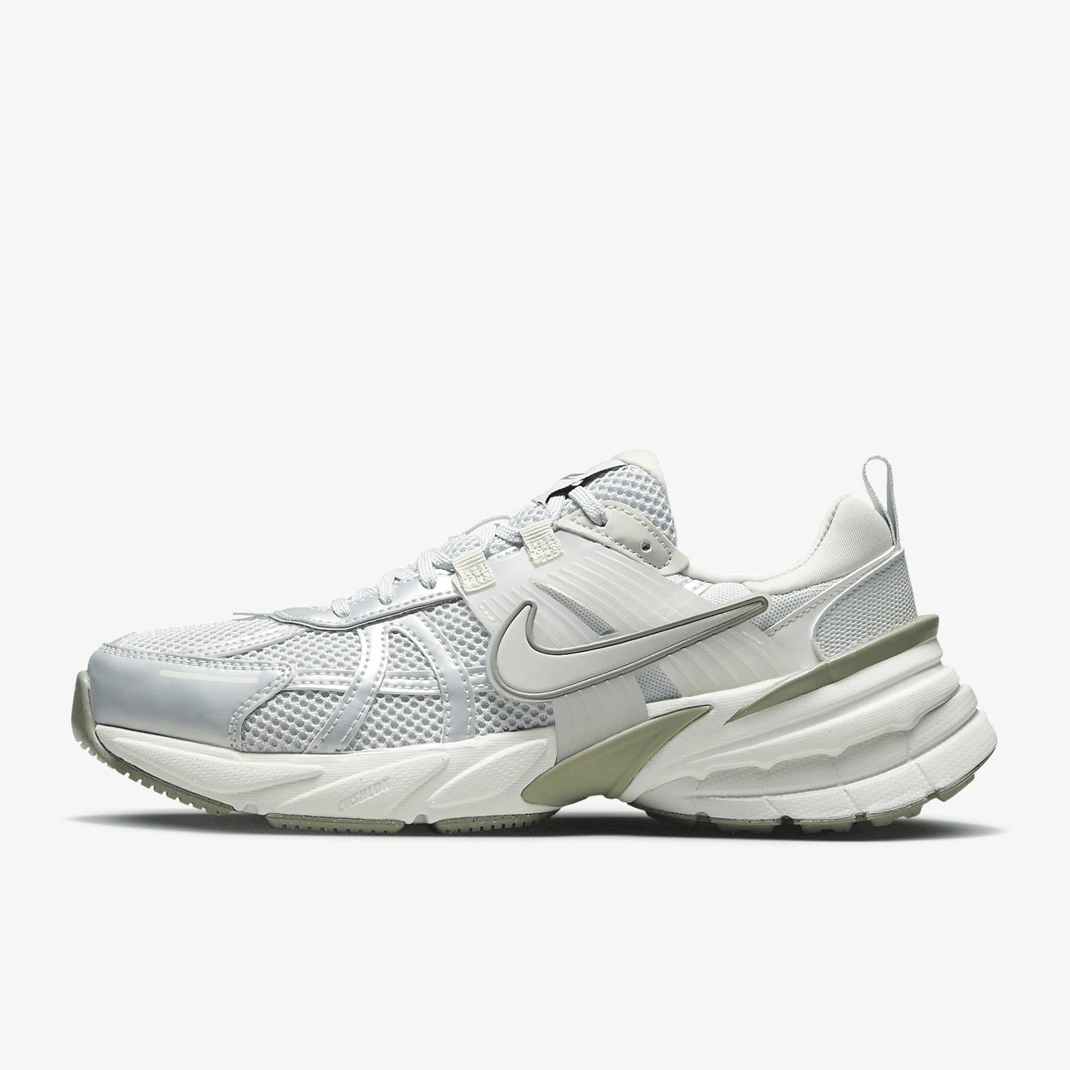 حذاء Nike الرسمي الأصلي V2K Run للنساء شبكي يسمح بمرور الهواء وخفيف الوزن للأب FD0736-006