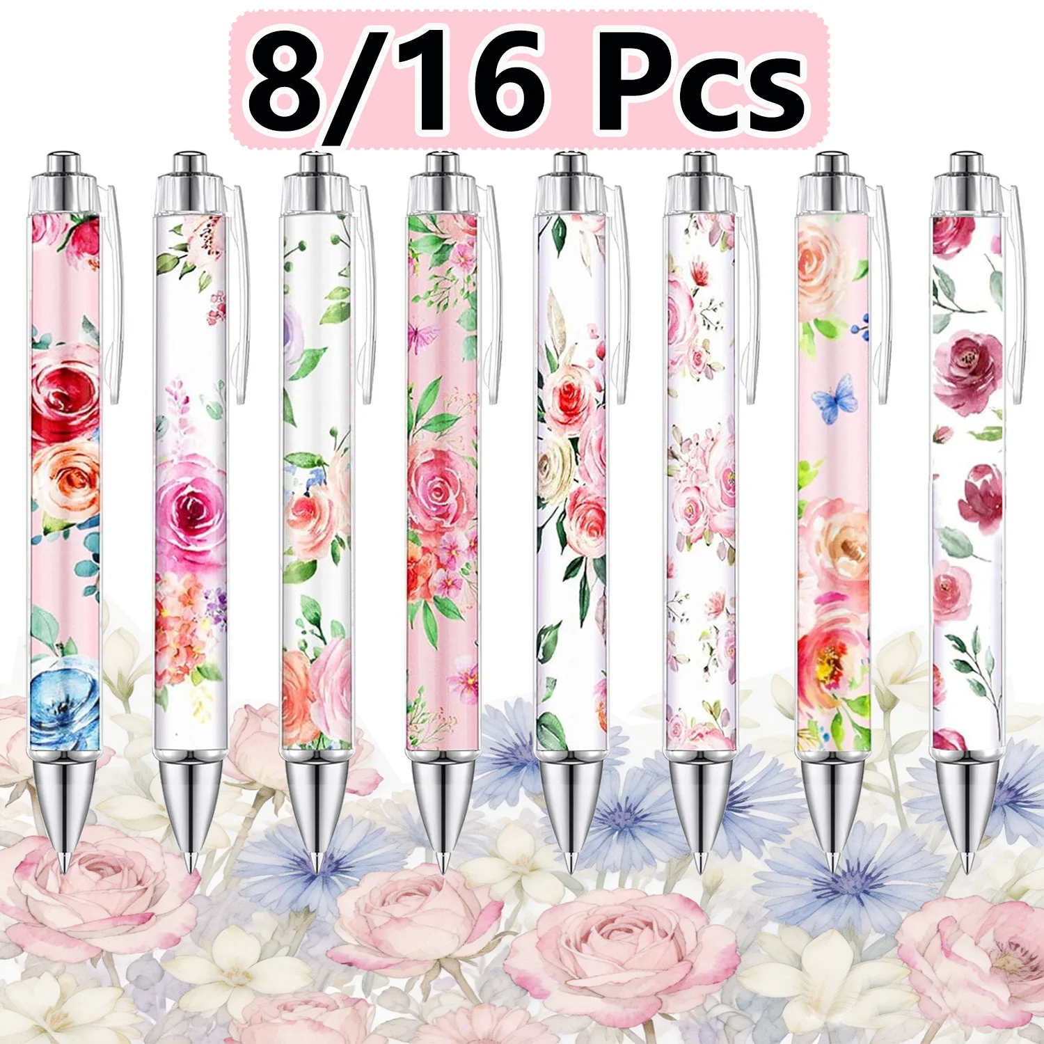 8/16 Pcs Flower Loo…