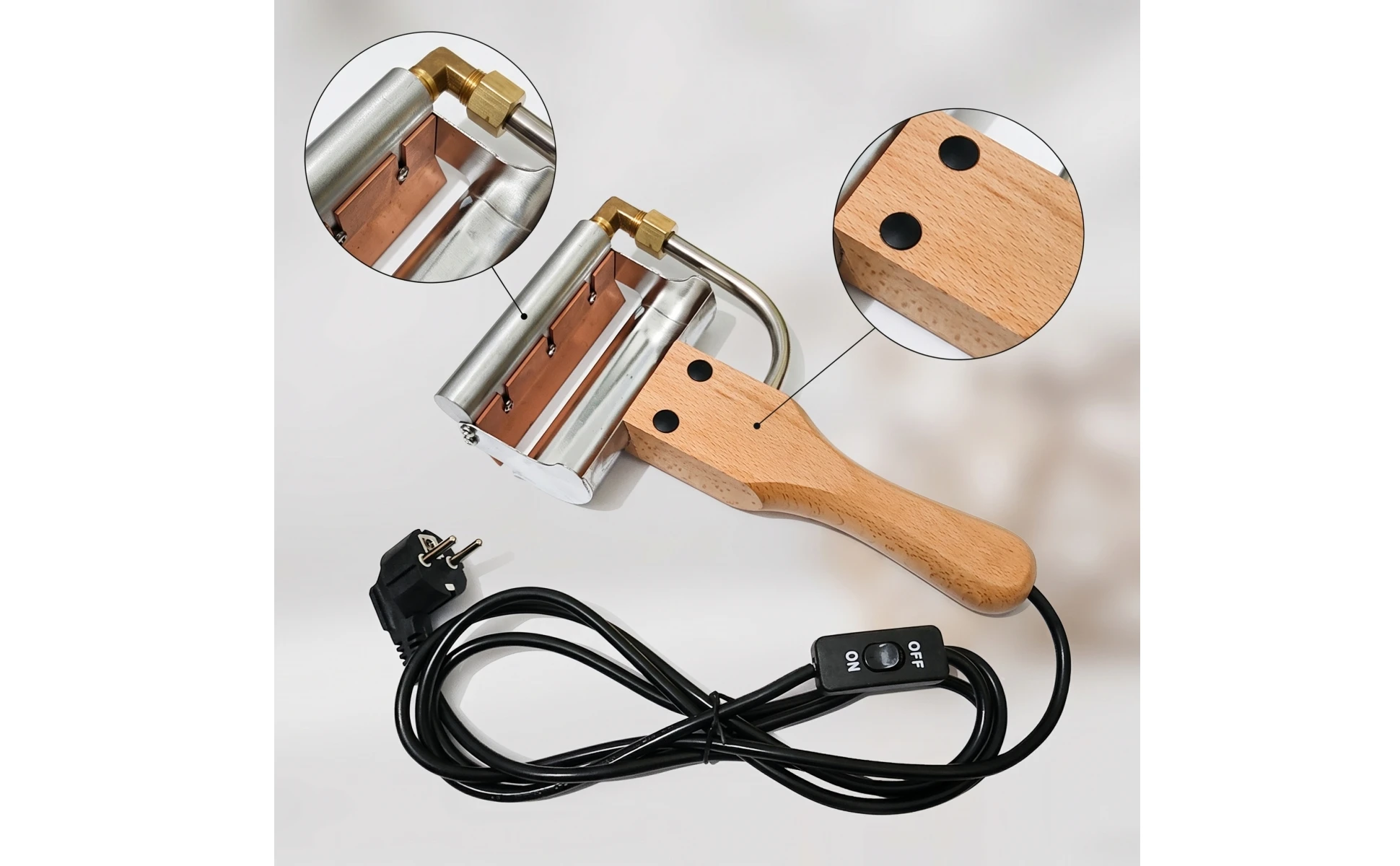Electric Honey Uncapping Tool Ergonomic Electric Uncapping Tool Heated Honey Scraper Heavy-Duty for Beekeepers, Apiary Electric Honey Uncapping Tool Ergonomic Electric Uncapping Tool Heated Honey Scraper Heavy-Duty for Beekeepers, Apiary