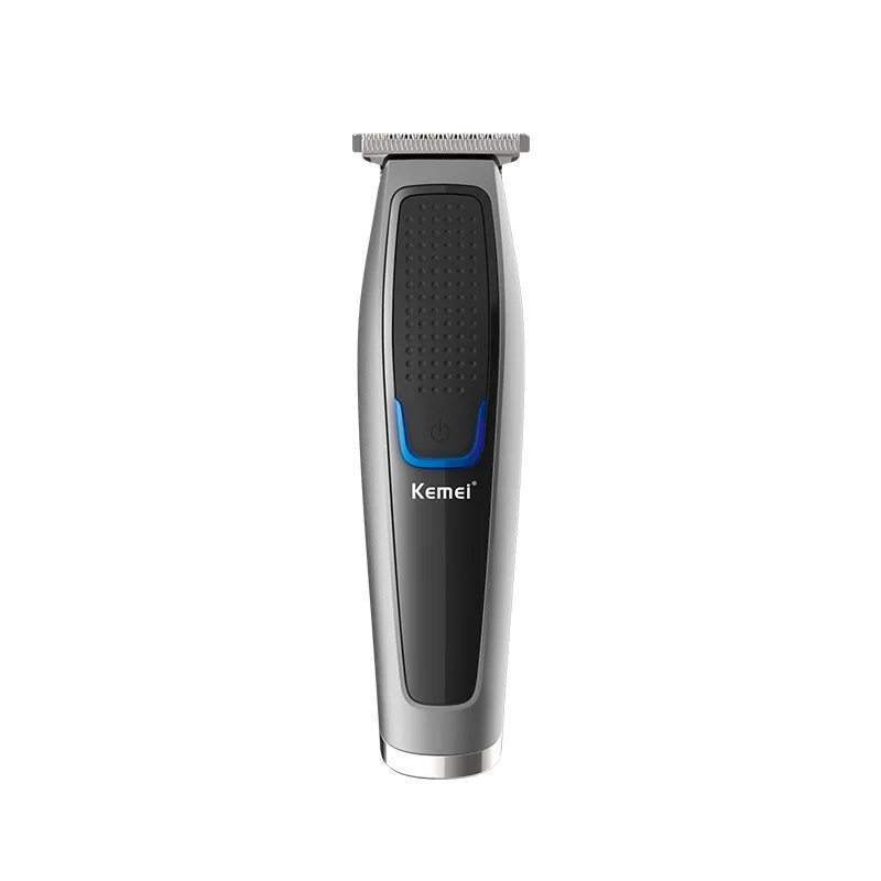 Kemei KM-306 tagliacapelli batteria al litio ricarica USB lama in acciaio al carbonio ABS testa di olio tagliacapelli push clipper