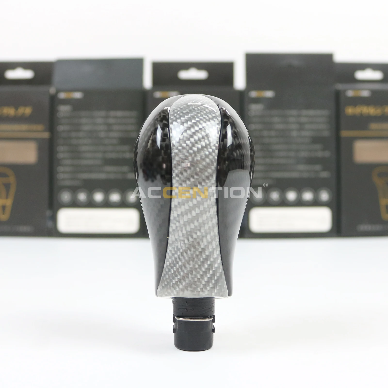 

Black Carbon Fiber Gear Shift Knob For Infiniti Q50 Q50L 2014 2015 2016 2017