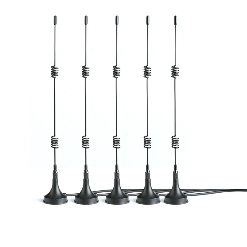 

2.4G 8DBI High Gain Suction Cup Antenna WIFI ZigBee Omnidirectional Suction Black Cup Antenna 8DBI Router Network Card Module
