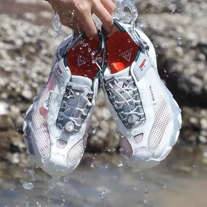 HUMTTO Hiking Shoes for Women Summer Sneakers Outdoor Trekking Shoes Womens Breathable Quick Drying Beach Sandals HT-2605