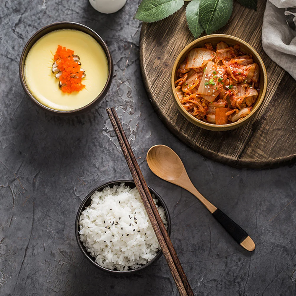 

Ceramic Retro Glaze Food Bowl Home Kitchen Supply Exquisite Workmanship Safe Easy Clean Suitable for Rice Vegetable Salad Soup