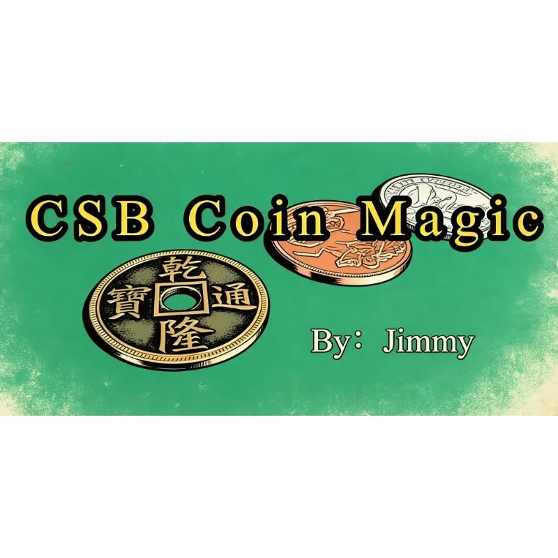 Copper Silver Brass CSB Coin Magic Tricks Close up Illusion Coin Appear Vanish Penetration Magia Magie Magicians Prop Gimmick