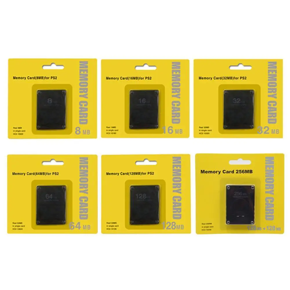 High Quality PS2 Memory Card Suitable For8MB/16MB/32MB/64MB/128MB/256MB PS2 Memory Cardmemory Card digital cameras and MP3 playe