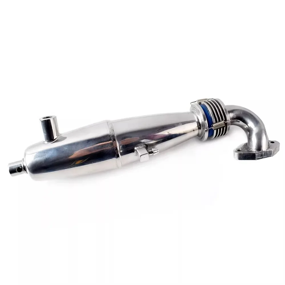 1 Juego de tubo de escape grueso HSP 94122/94166/94106/BQ001 Baja piezas de motor actualización para modelos a escala 1/10 coche Nitro RC