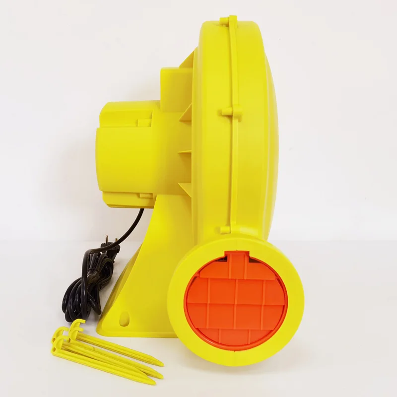 CE/GS/UKCA/SAA شهادة 950 واط منفذ منفاخ نفخ القلعة الشريحة الترامبولين مروحة عالية الرياح