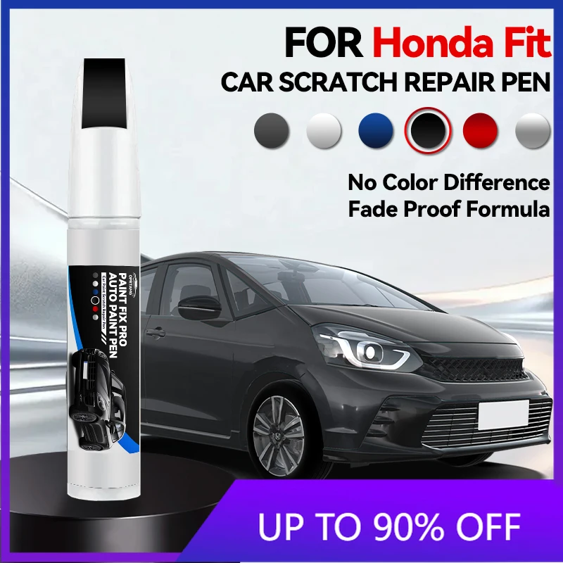 

Карандаш для ремонта автомобильной краски Honda Fit, средство для удаления царапин, аксессуары для авто, белый цвет, NH883P NH909P R