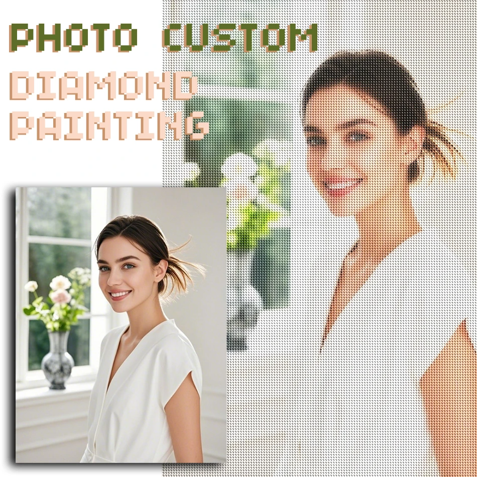

RUOPOTY фото на заказ 5D Diy Diamond индивидуальные фото наборы набор для вышивки стразами персонализированные подарки