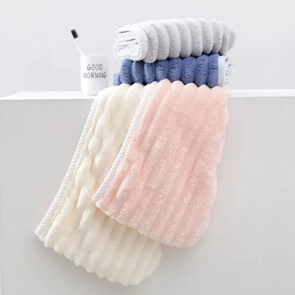 New Coral Fleece Dry Hair Cap Thickened Quick Drying Bath Headscarf Soft Super Absorbent Quick Drying Cap for Girls Women