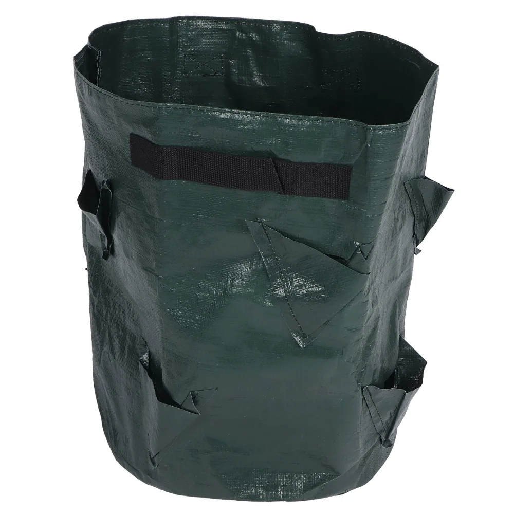 2PCS PE Strawberry Planter Bags 10 Gallon with Handles Strawberry Planting Bags 35x45cm Easy Moving Hanging Grow Bags Seedlings