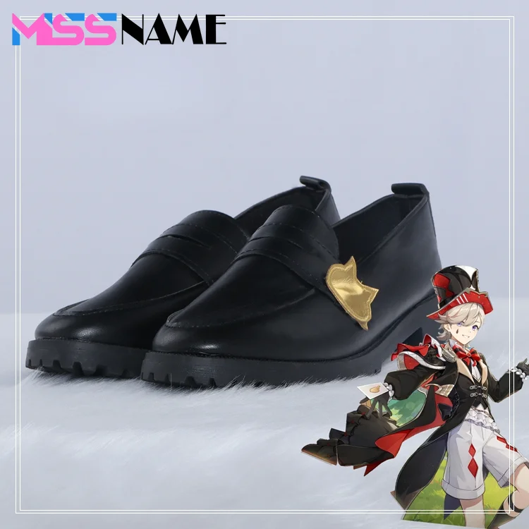 

GenshinImpact Lyney Cosplay Boots Comic Anime Halloween Party Game Cosplay Shoes Prop