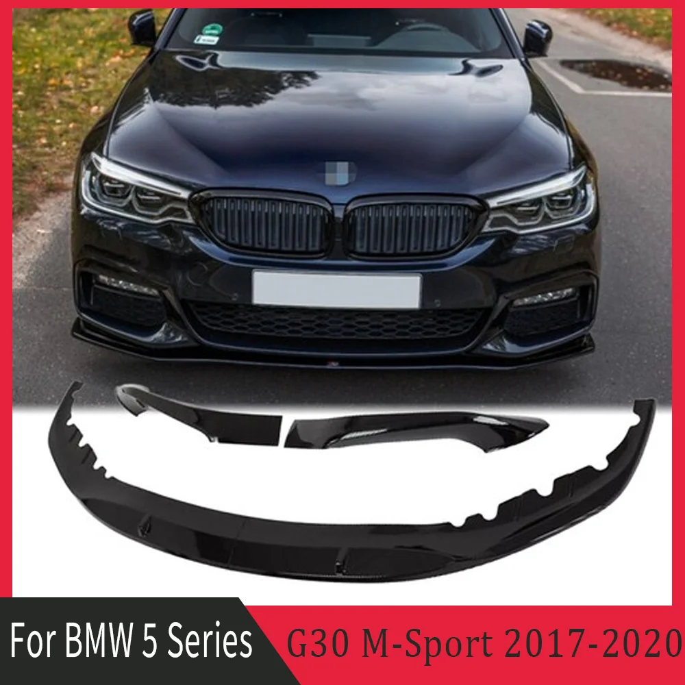 

Front Bumper Spoiler Lip Kit For BMW 5 Series G30 G31 M-Sport 2017 2018 2019 2020 Front Bumper Lip Spoiler Splitter Diffuser