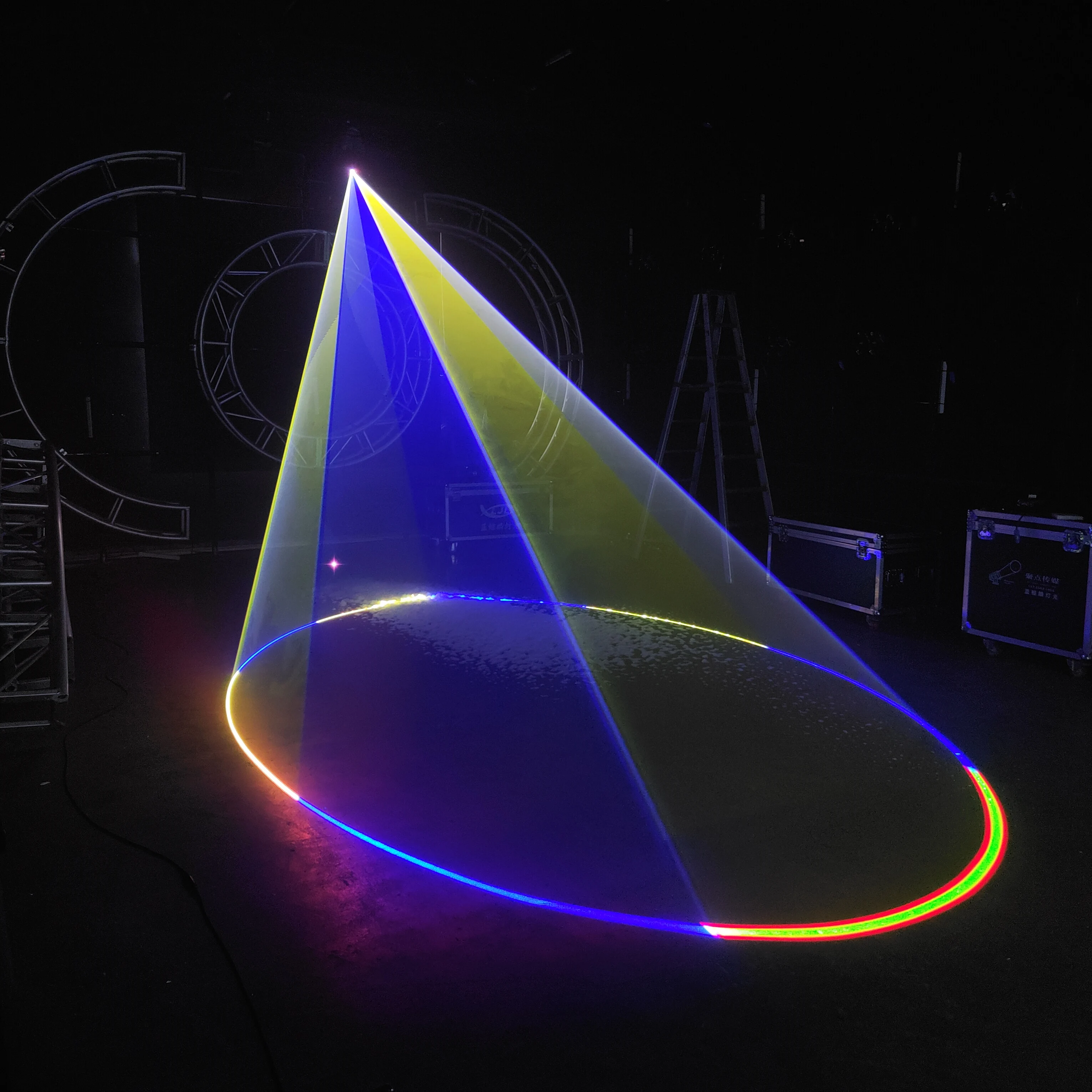 APP Wedding Laser Light  RGB Full Color Green Wireless Control DMX512 Animation Performance