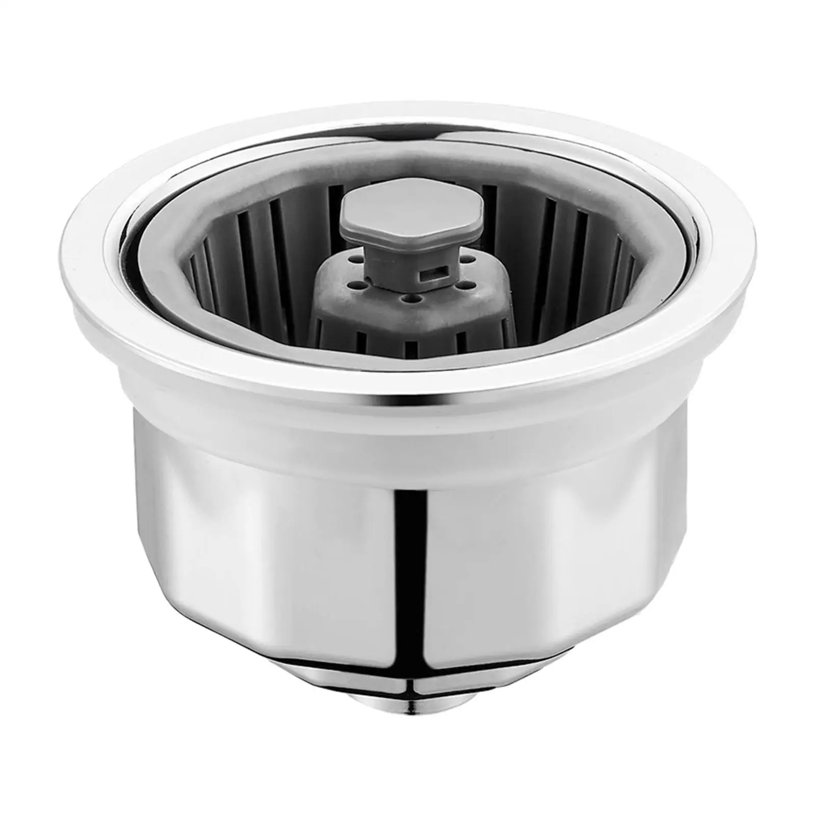 

Sink Strainer and Stopper, Sink Drain Filter with Hair Catchers, Effectively Universal Stainless Steel Sink Drain Strainer,