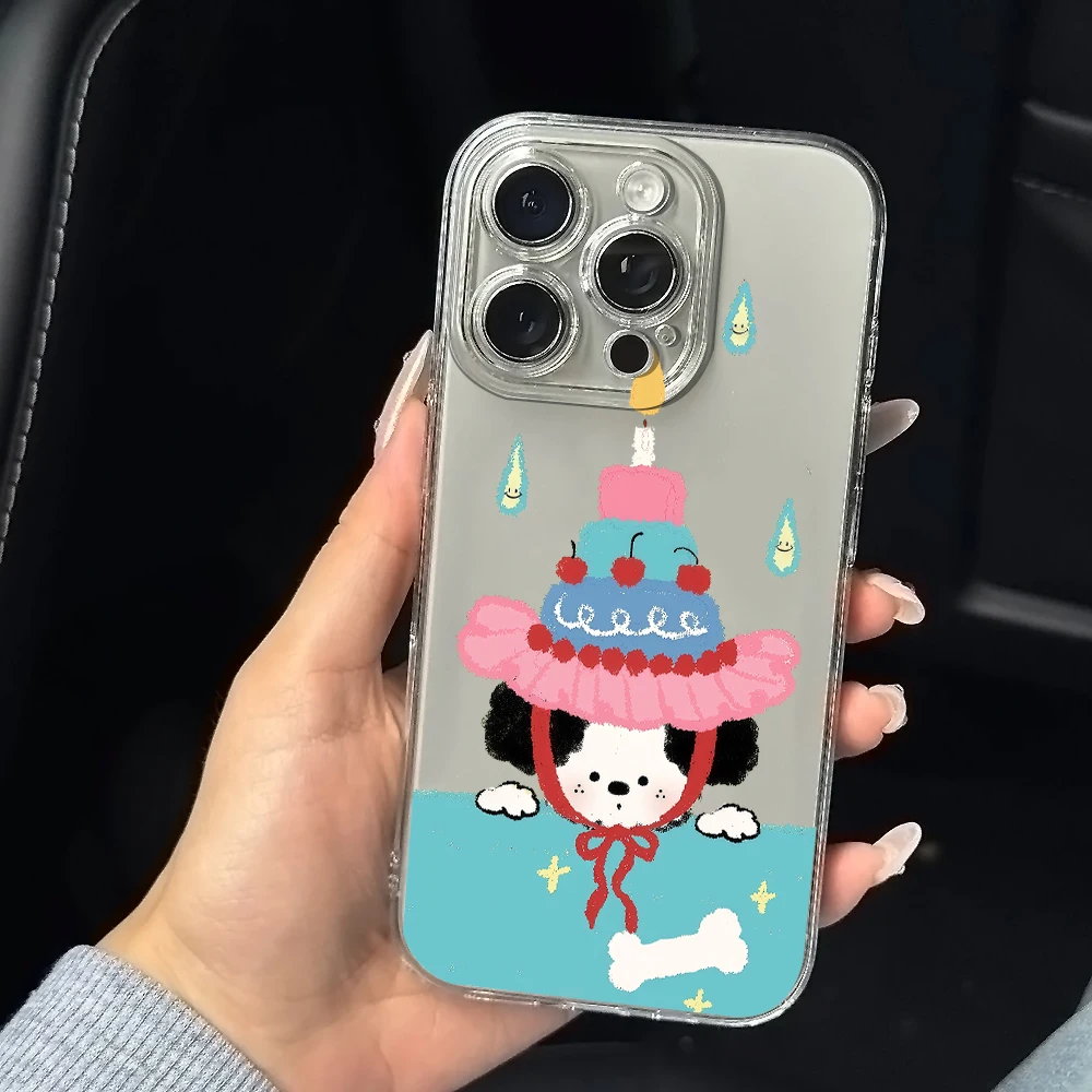 Brush style cake Silicone Phone Case for iPhone 17 16 15 14 13 12 11 Pro Xs Max Air Mini 7 8 6 6s Plus SE 2020 2022 Cover