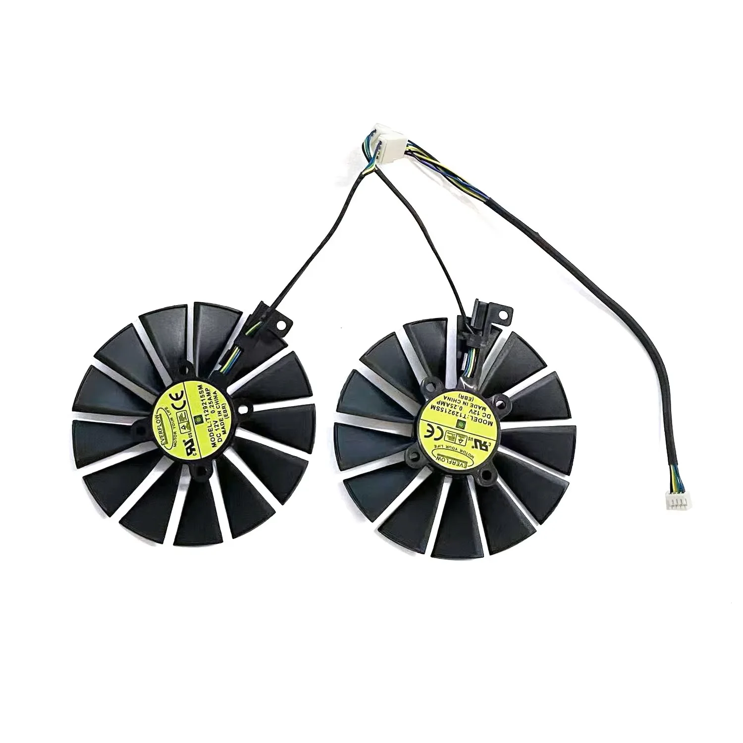 95MM 4PIN T129215SM GTX1080TI GPU fan for ASUS GeForce GTX1080ti ROG POSEIDON Platinum graphics card