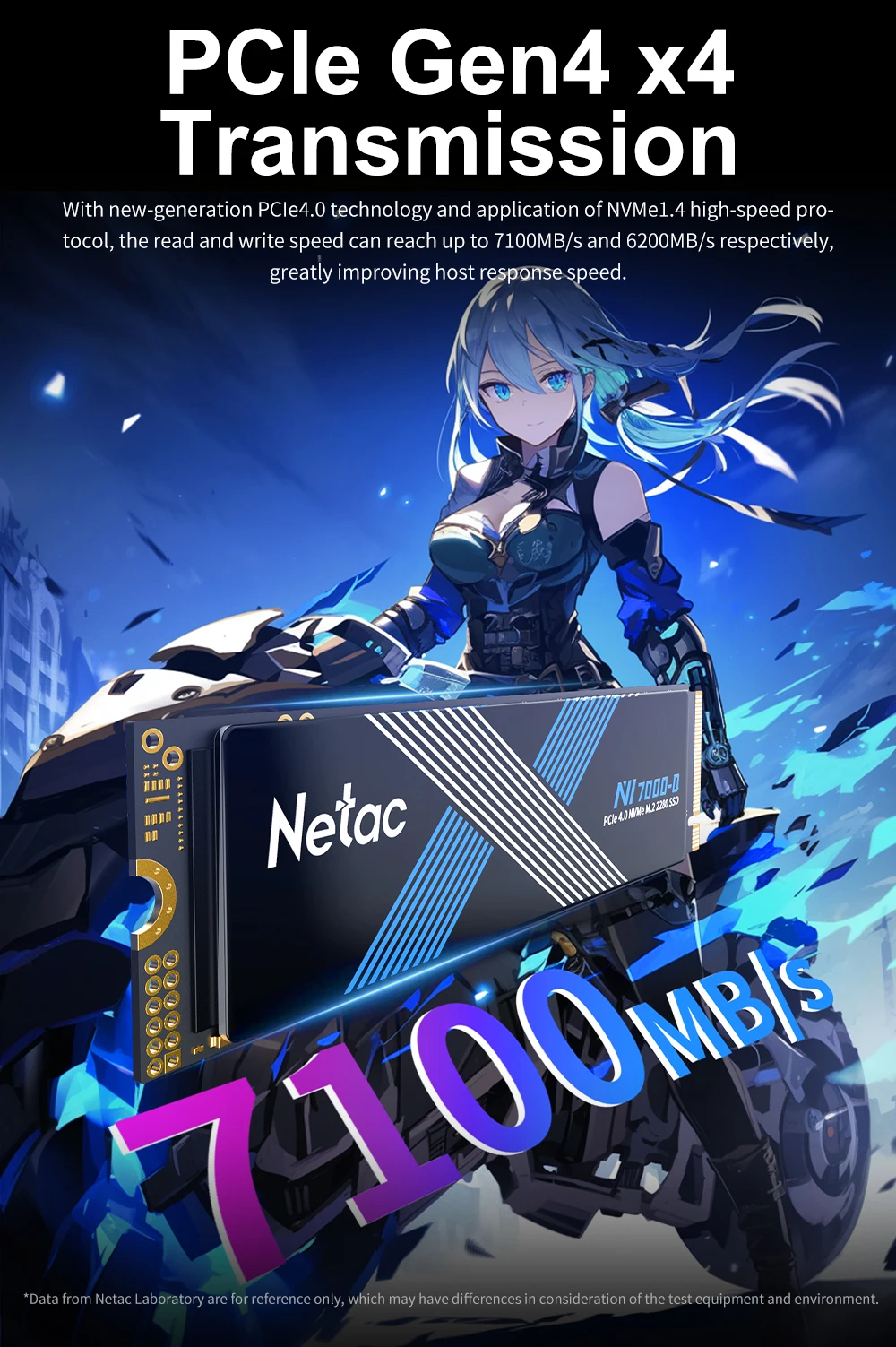 Netac M.2 SSD 1 TB 2 TB SSD 4 TB Festplatte M2 SSD M.2 NVMe PCIe4.0X4 SSD Interne Festplatte für PS5 Laptop Desktop – Detail 3