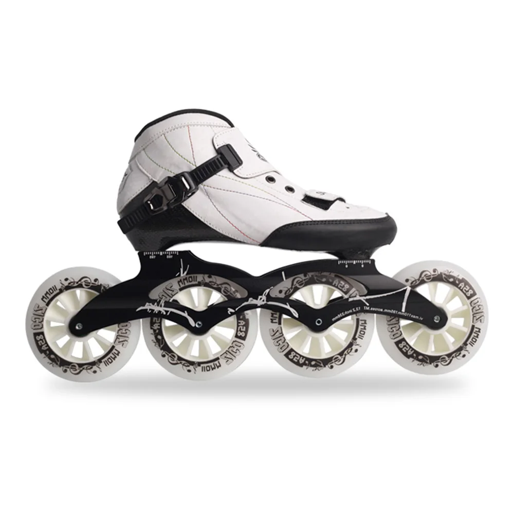 Inline Skates Speed Skates Original ZICO Carbon Fiber Skate Shoes Professional Racing Skating Patines 4*90/100/110mm /3*125mm view 2