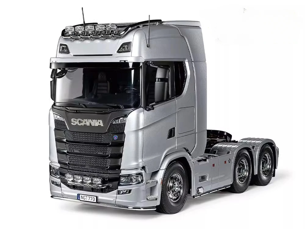 

ForTiangong 1/14 remote-controlled RC trailer truck Scania Scania 770S 6x4 56373 silver version