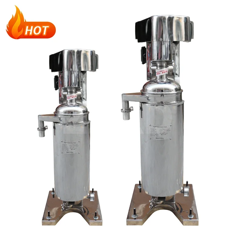 Ss316l Decanter High Speed Fermentation Pectin Extractor Separator Tubular Centrifuge