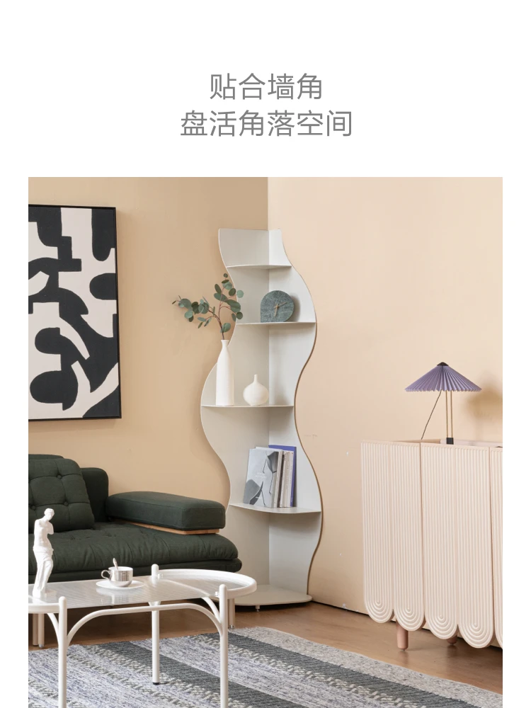 Seagrass Living Room Corner Storage Cabinet Wall Rack Bedroom