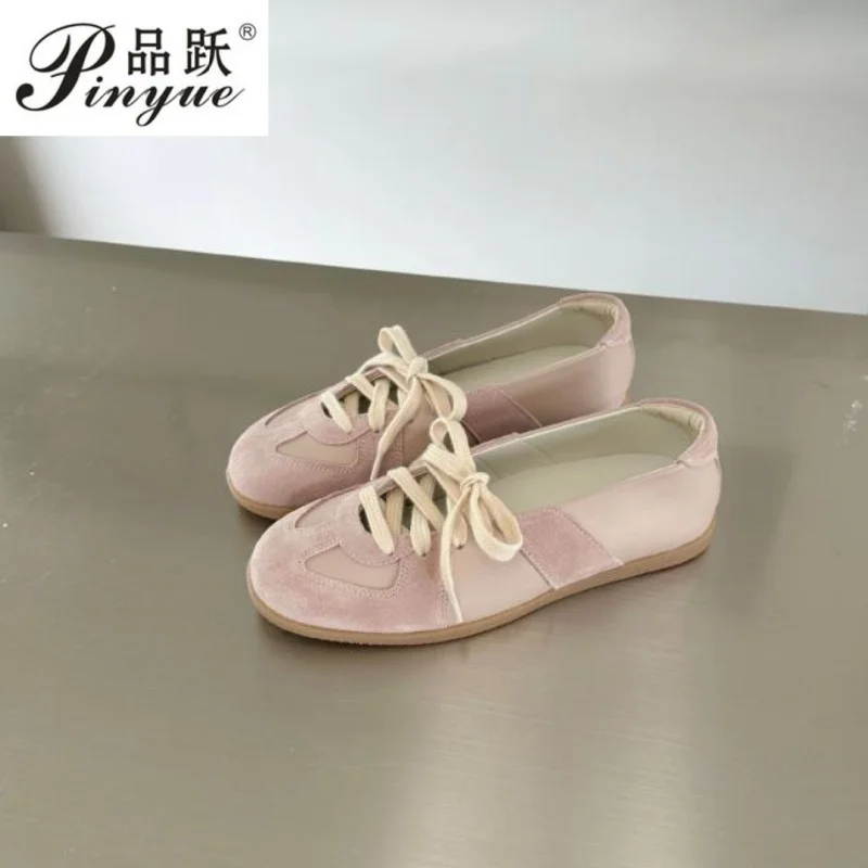 Fashion Versatile Woman Shoe Spring New Ballet Shoes Soft Soled Shallow Mouth Women Sneaker Simple Anti Slip Casual Shoes 35-40