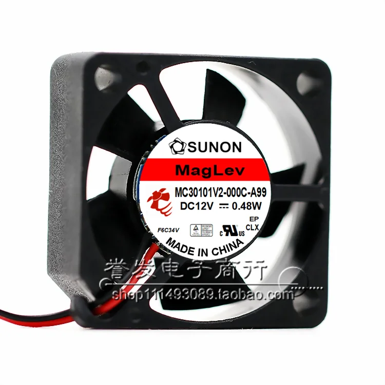 새로운 오리지널 MC30101V2-000C-A99 12V 0.48W 3010 30x30x10mm 냉각 팬 라디에이터