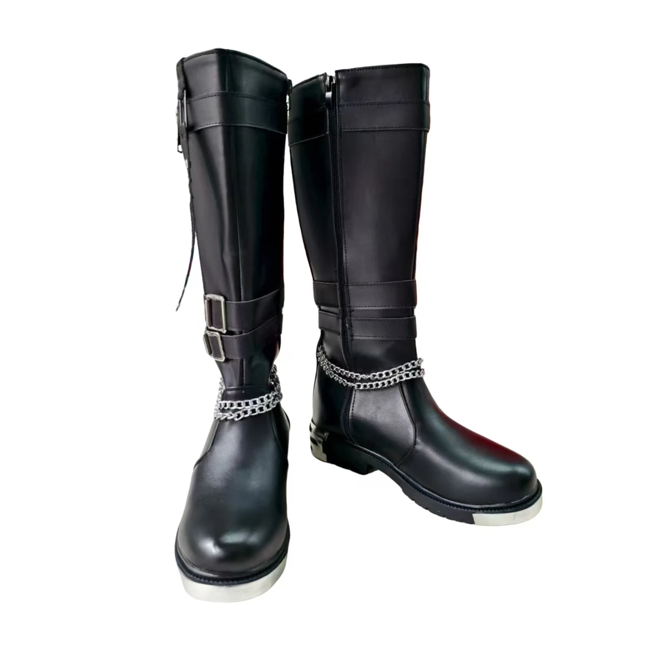 Game Love and Deepspace Heroines Cosplay Shoes Boots Night's Companion Black Shoes Deepspace Hunter Abysswalker Boots