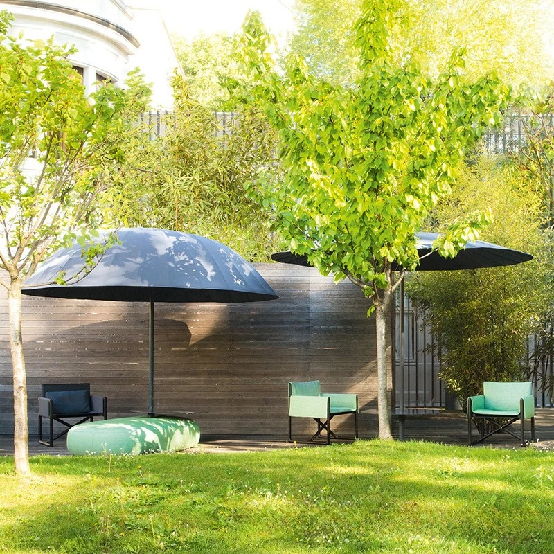 

Villa Garden Terrace B & B Sales Department Creative Parasol Designer Semicircular Parasol