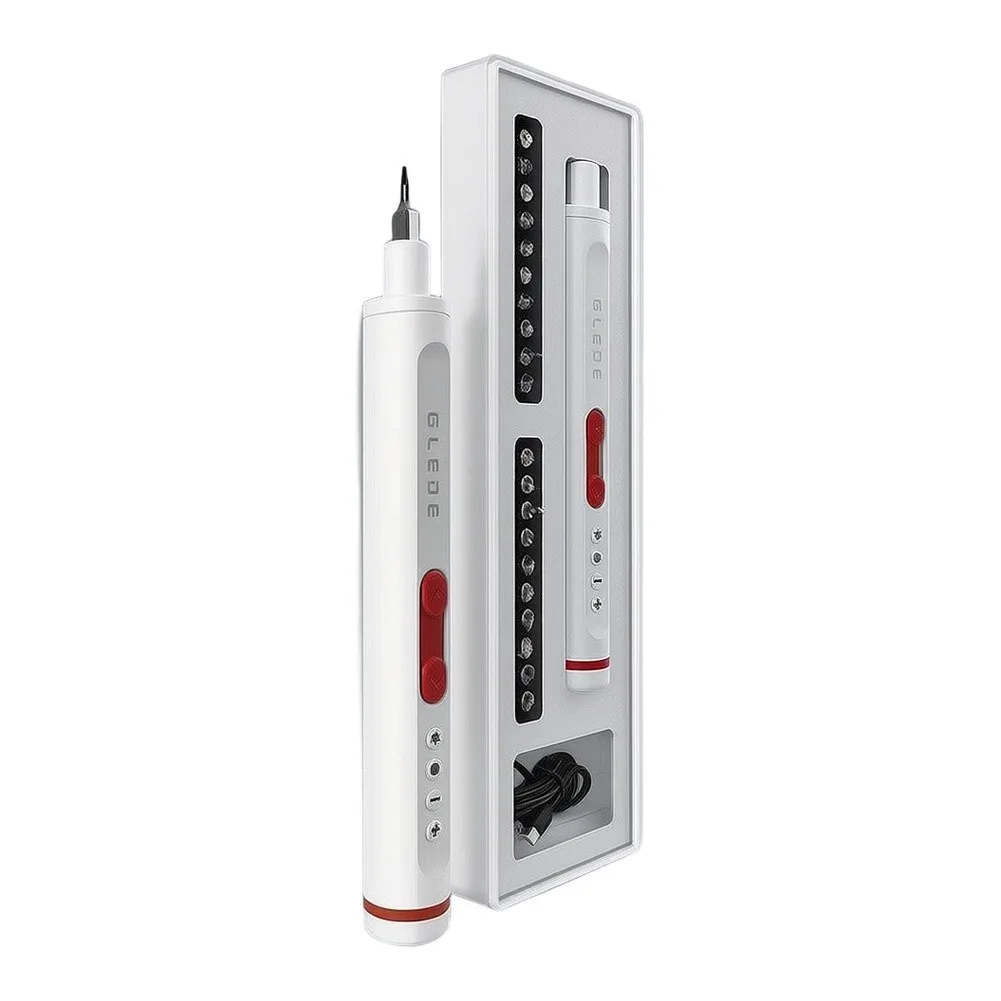 20 Bit Electric Precision Screwdriver with Ergonomic Handle and Long Life For Battery for Daily Tech Maintenance