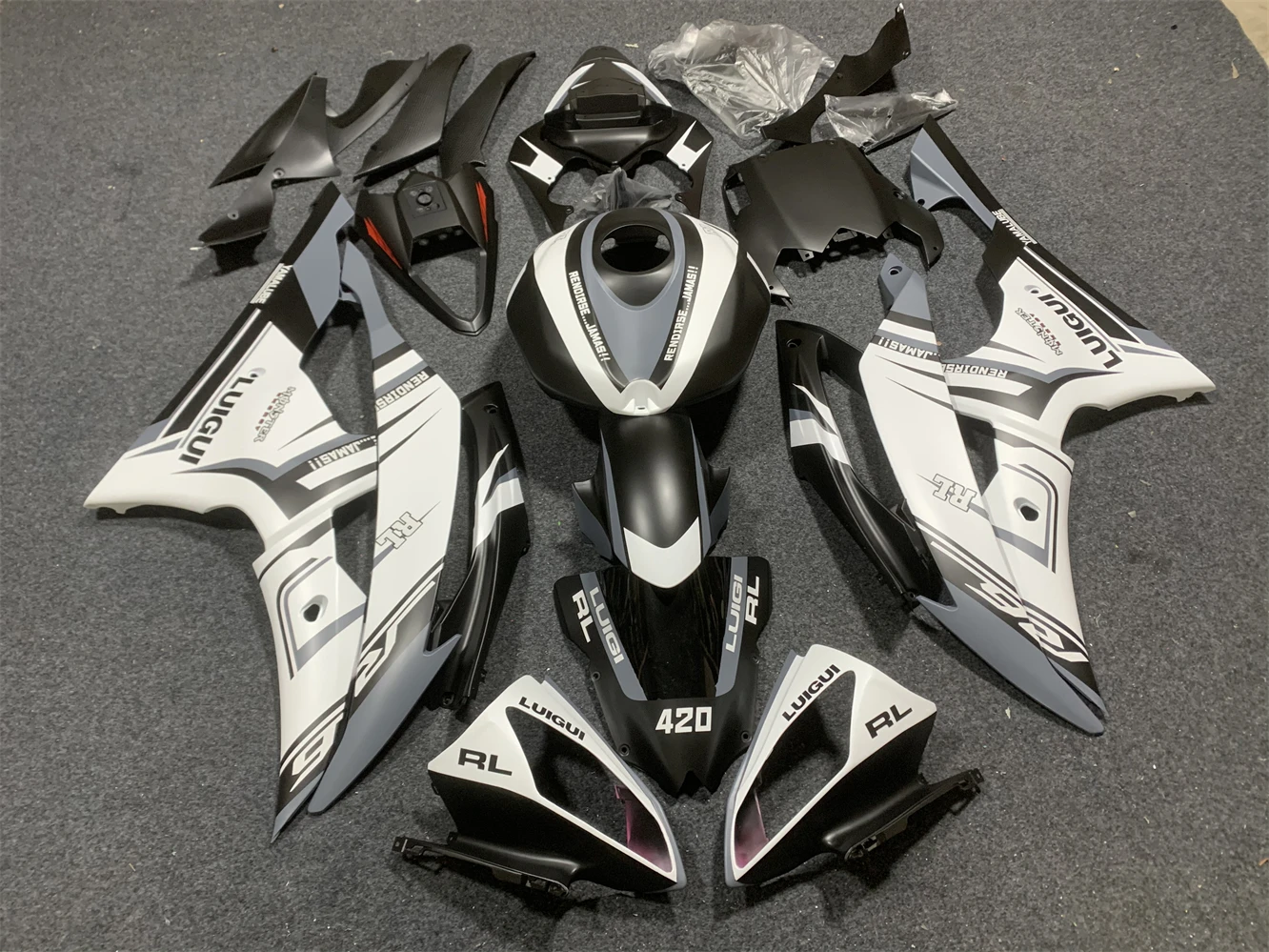 NEW ABS Motorcycle full Fairing Kit fit For YZF R6 2008 2009 2010 2011 2012 2013 2014 2015 2016 YFZ-R6 Bodywork Fairings kits