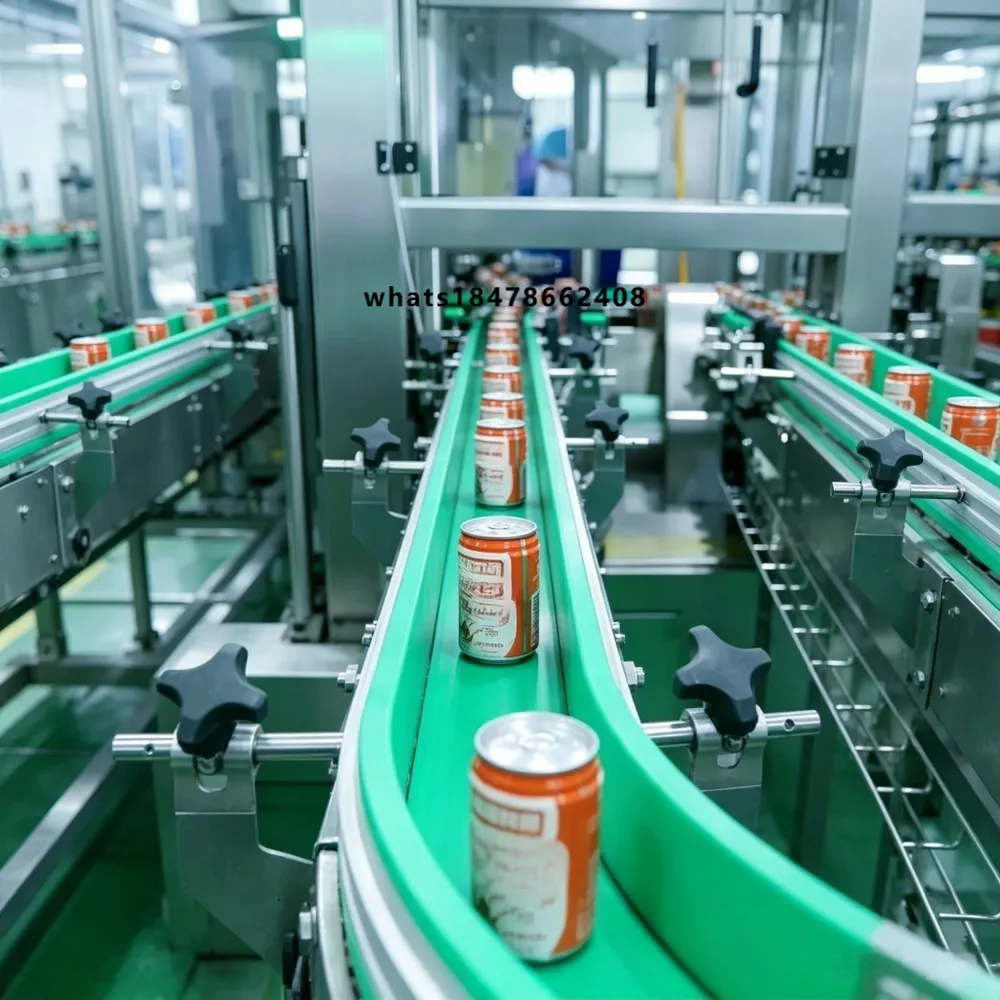 Высокопроизводительная линия розлива газированных напитков (15000 бут/час) для ПЭТ и алюминиевых банок 250 мл и 330 мл, полностью автоматическая производственная линия