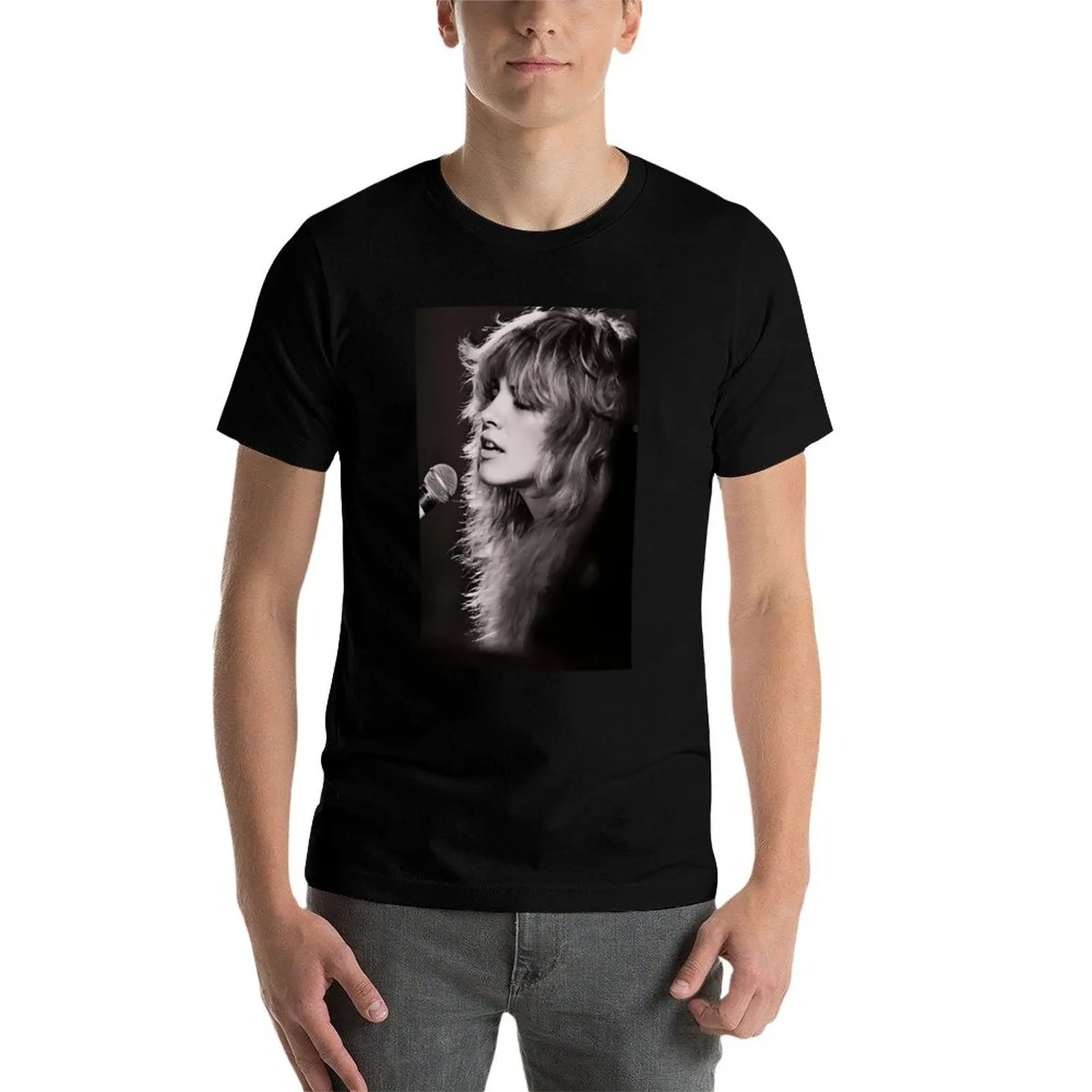 Camiseta Stevie Nicks Merch, camisetas de anime, camiseta de gran tamaño para hombres