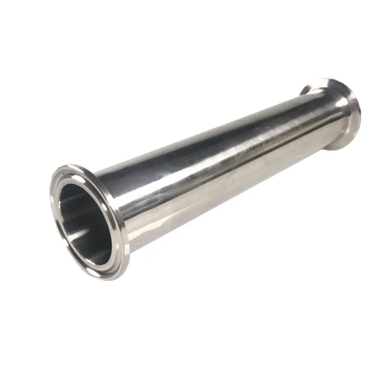 WZJG Sanitary Tri Clamp Type Spool Tube With 51/64MM Ferrule Clamp SS316 4/6/8/12/18/24\