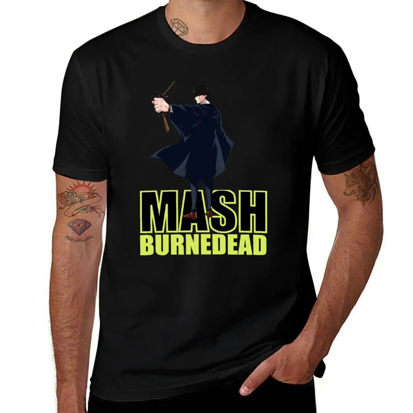 Mashle - Mash Burnedead T-Shirt t shirt men 100% cotton luxury brand T-Shirt