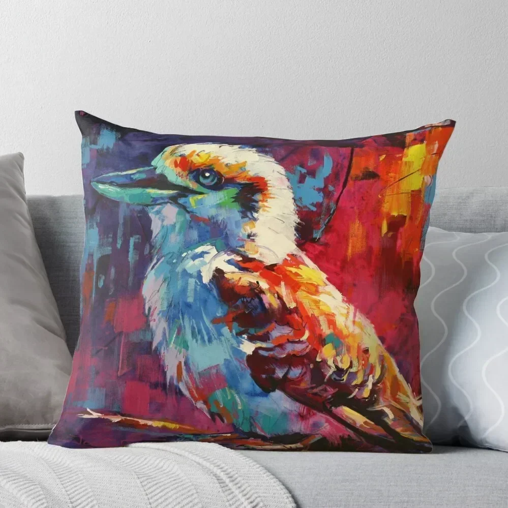 Kookaburra - sits in the old gumtree Throw Pillow Christmas Pillows anime girl Throw Pillow pillow